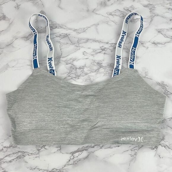 Hurley Heather Grey Bralette Small NWT - Picture 4 of 4